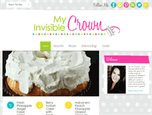 Tablet Screenshot of myinvisiblecrown.com